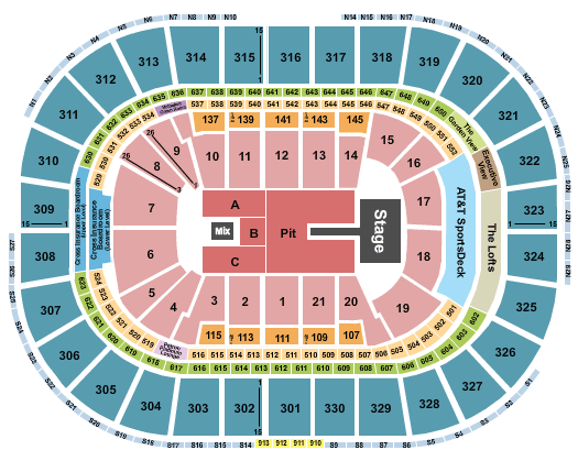 TD Garden Seating Chart + Rows, Seat Number and Club Seat Info