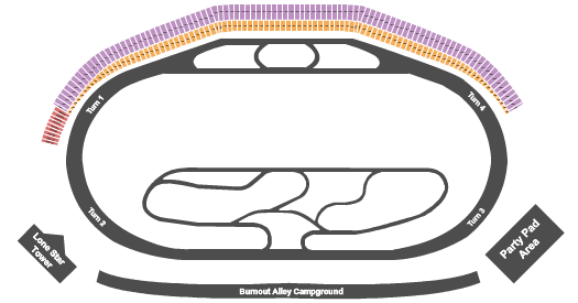 Texas Motor Speedway Seating Chart Rows Seats And Club Seats