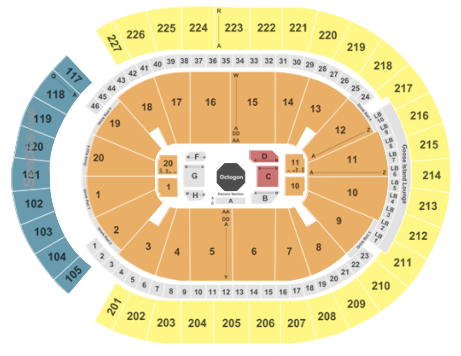 T - Mobile Arena Seating Chart + Section, Row & Seat Number Info