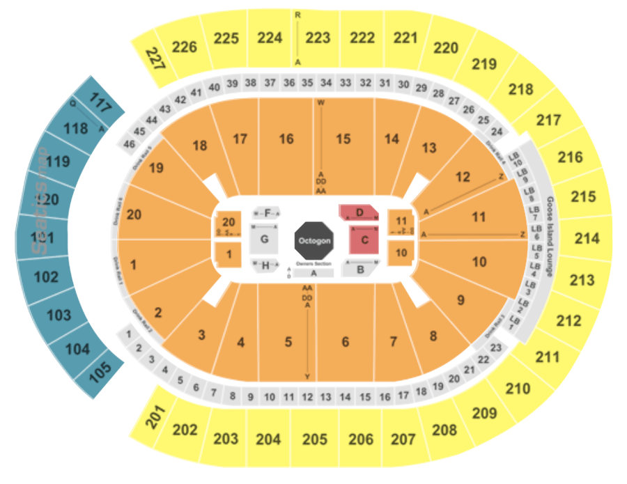 T - Mobile Arena Seating Chart + Section, Row & Seat Number Info