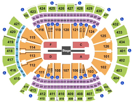 Toyota Center Seating Chart Rows