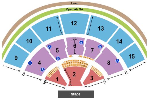 Xfinity Center Seating Chart Rows
