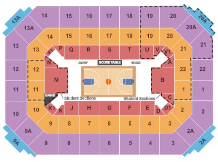 Allen Fieldhouse Seating Chart + Rows, Seats and Club Seats