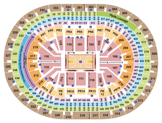 Crypto Arena Formerly Staples Center Seating Chart Rows