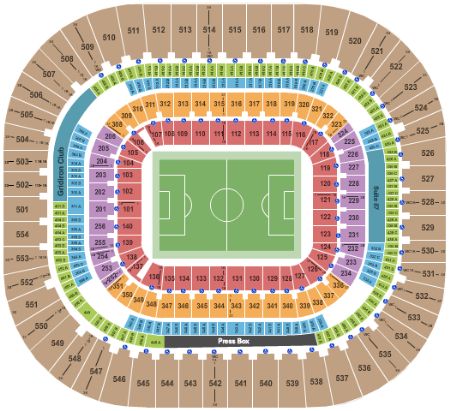 Bank of America Stadium Seating Chart + Rows, Seat Numbers and Club Seats