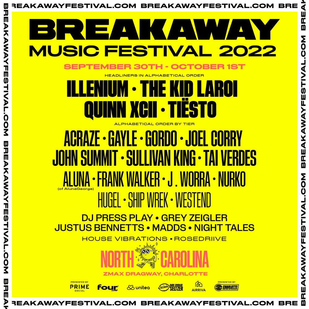 breakaway lineup 2022