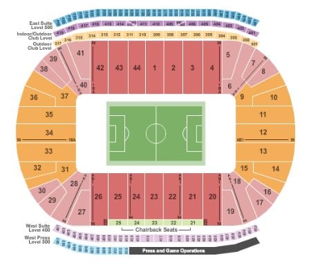 Michigan Stadium Detailed Seating Chart