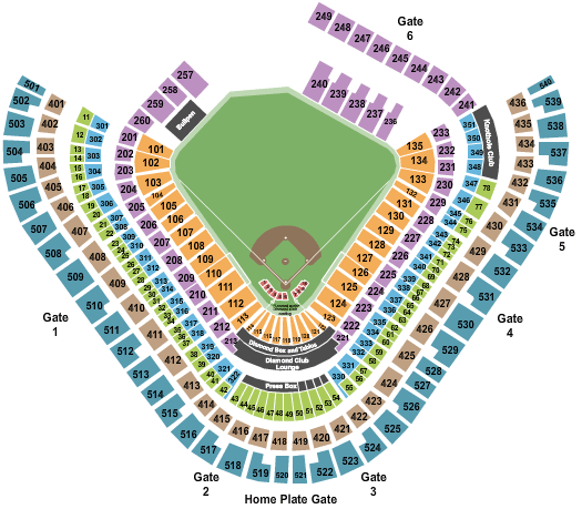 Angel Stadium Seating Chart Rows Seats And Club