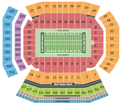 Ben Hill Griffin Stadium Seating Chart + Rows, Seats and Club Seats