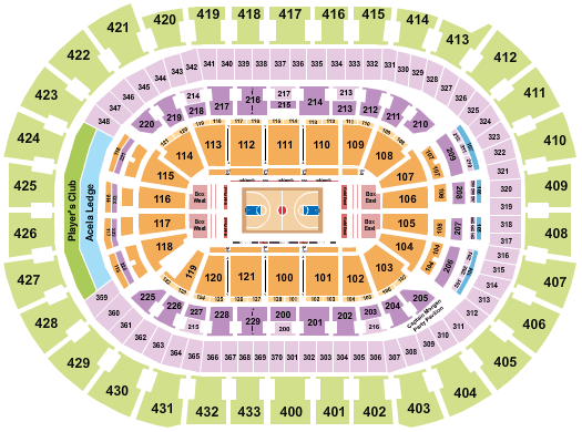Capital One Arena Seating Chart With Rows