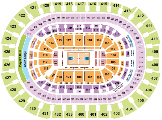 Wizards Vip Seating Chart