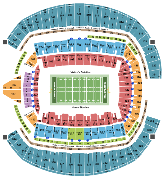 Seattle Seahawks Seating Chart With Seat Numbers