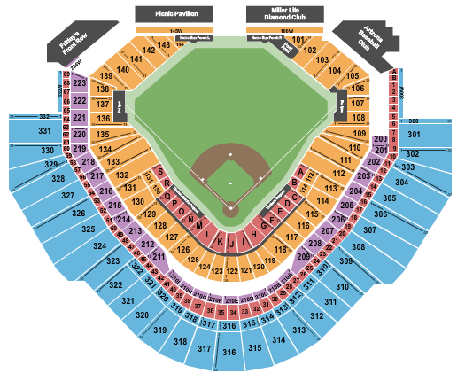 Section I at Chase Field 