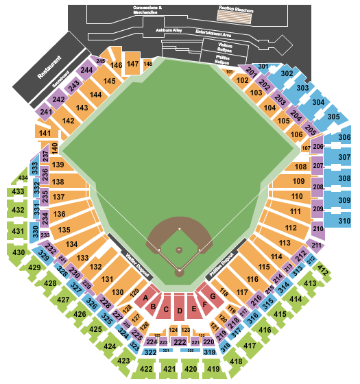 Citizens Bank Phillies Seating Chart