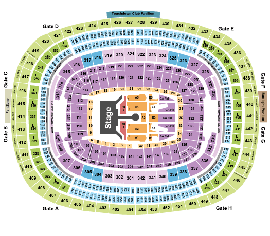 Redskins Seating Chart Club Level