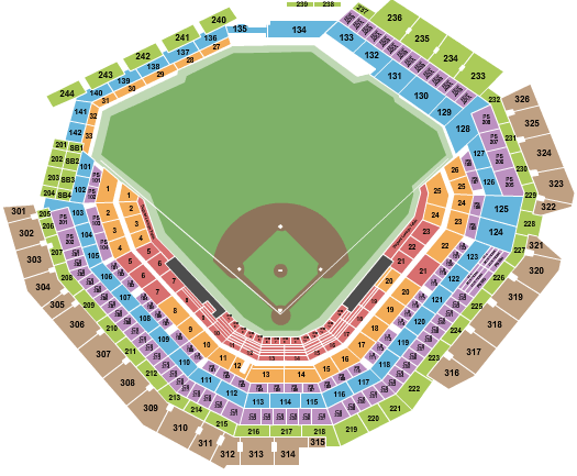 Globe Life Field Seating Chart Rows Seats And Premium Options