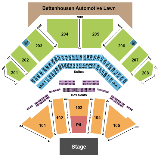 hollywood casino amphitheater rain policy