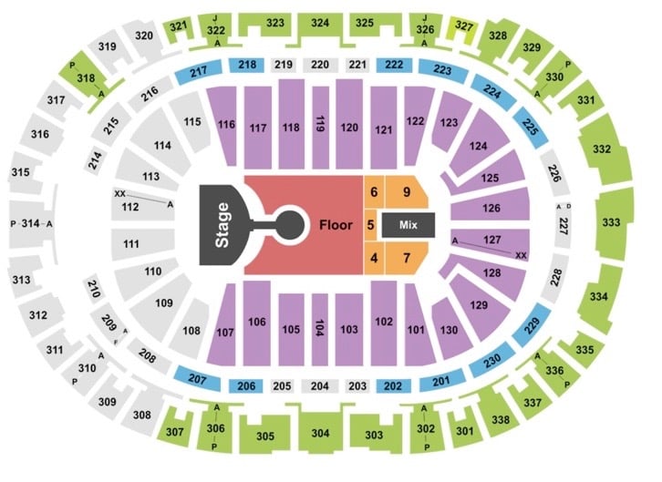 PNC Arena Seating Charts 