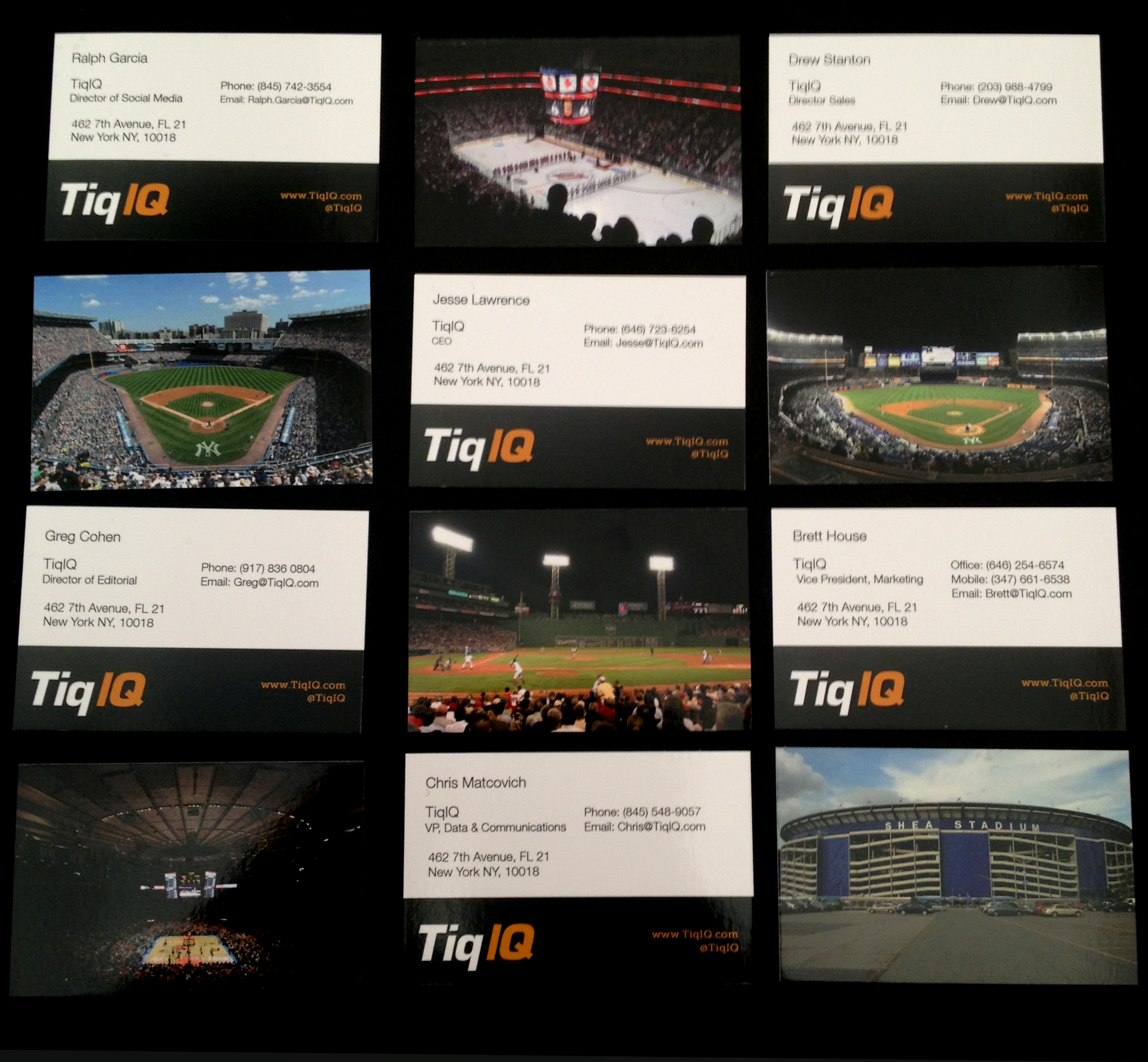 TicketIQ, MOO, and Our Favorite Venue Inspired Business Cards