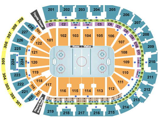 Golden One Seating Chart With Seat Numbers