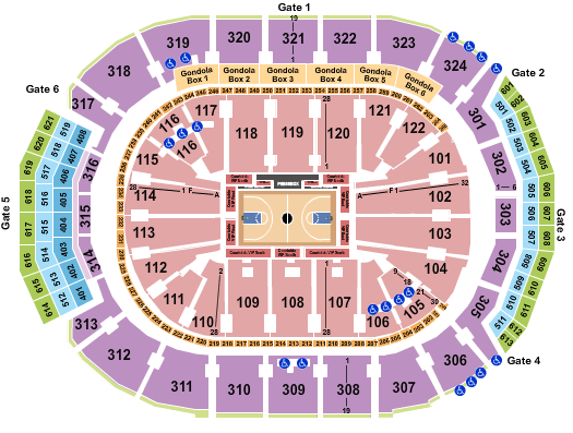 Cleveland Cavaliers Stadium Seating Chart