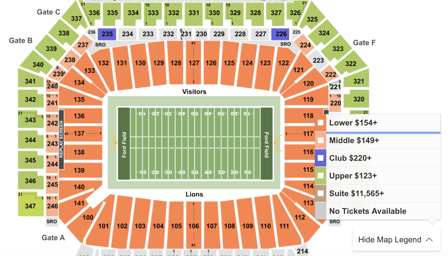 How To Find The Cheapest Lions Vs. Cowboys Tickets + Face Value Options