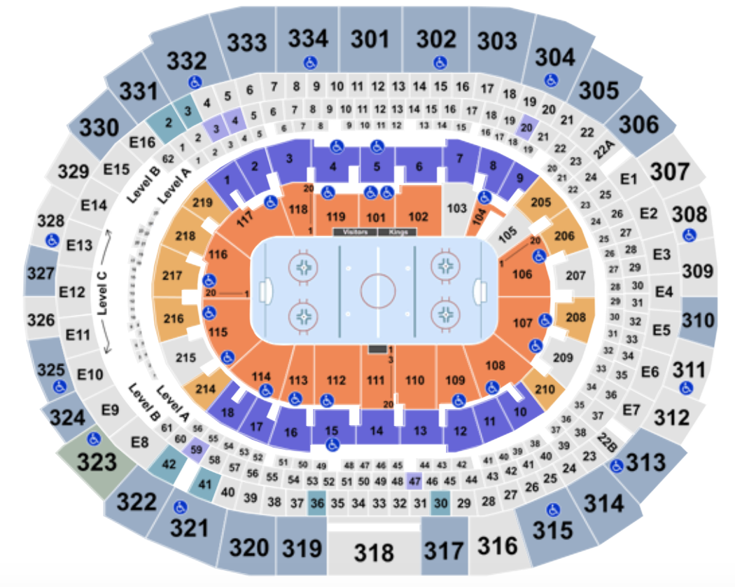 Staples Center Laker Game Seating Chart