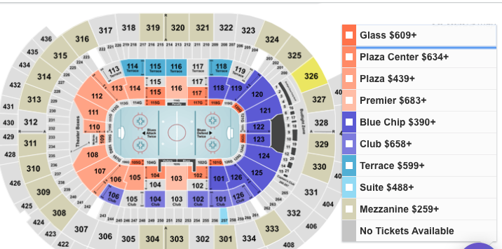 St. Louis Blues Seating Chart 