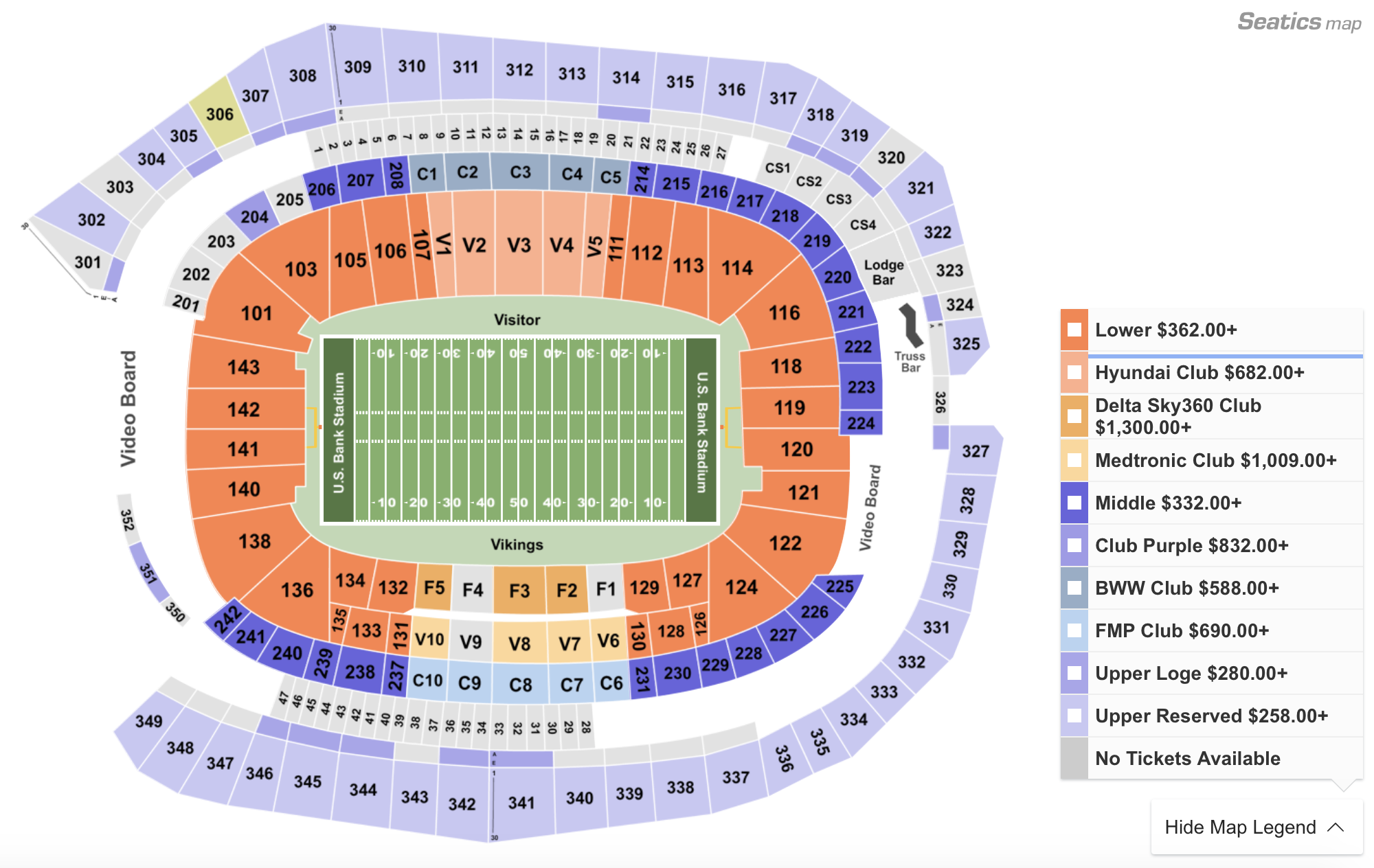 How To Find The Cheapest Vikings Vs. Packers Tickets on 12/23/19