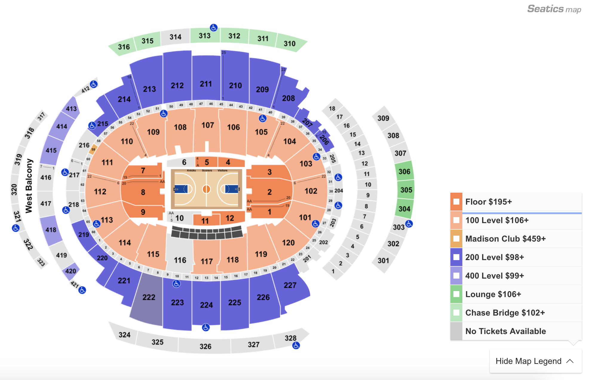 Dallas Mavericks Seating Chart Virtual