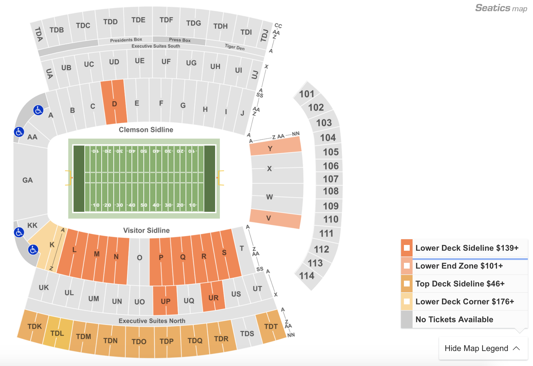 Where To Find The Cheapest Unc Vs Clemson Tickets At Kenan