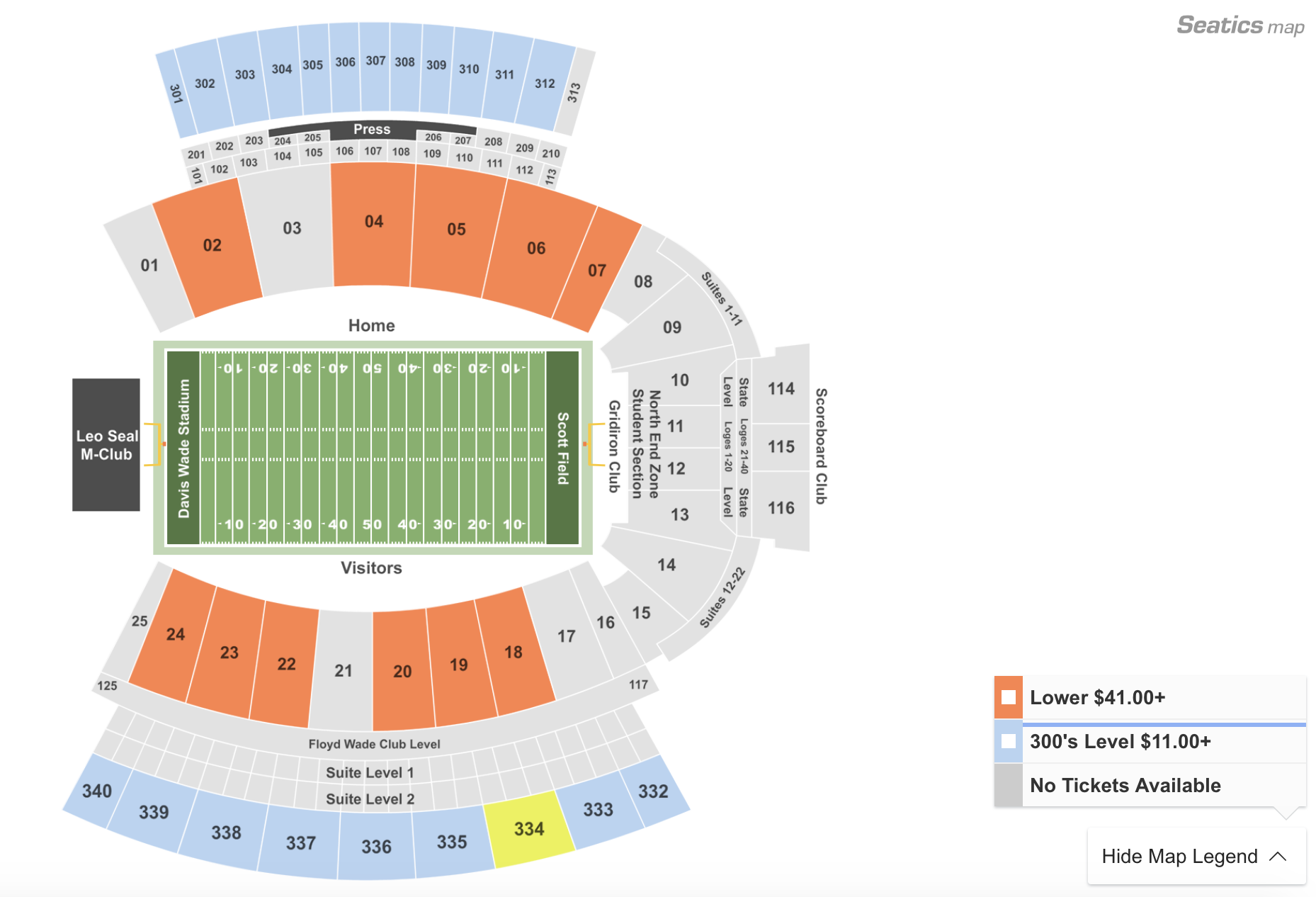 Ole Miss Basketball Seating Chart