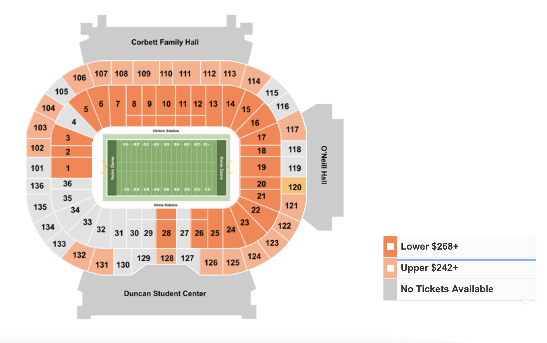 Usc Football Seating Chart