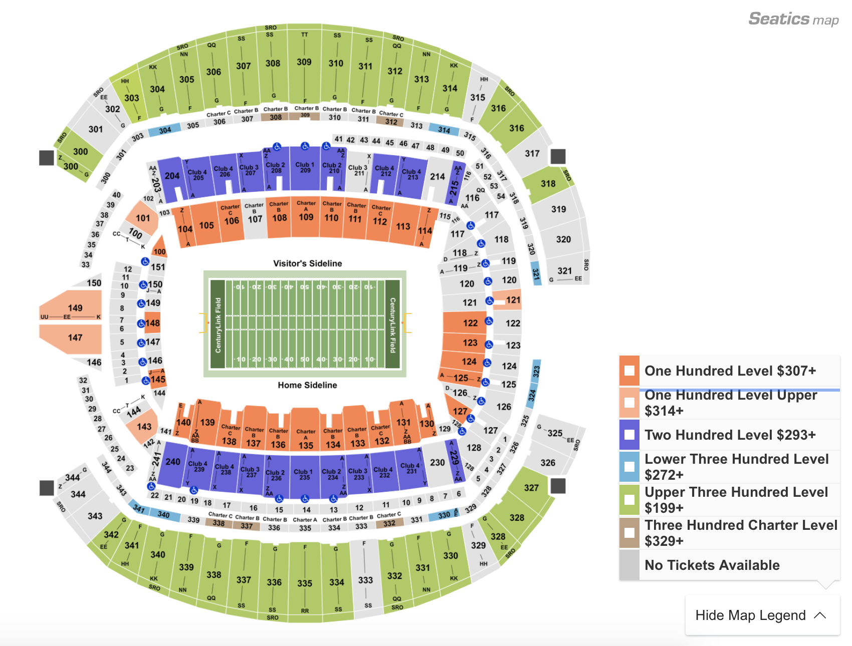 seattle seahawks tickets prices