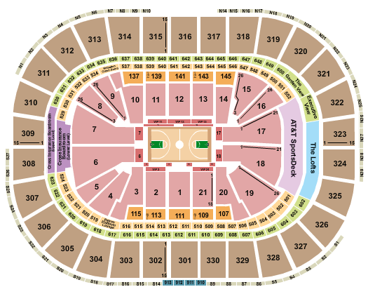 TD Garden Seating Chart + Rows, Seat Number and Club Seat Info