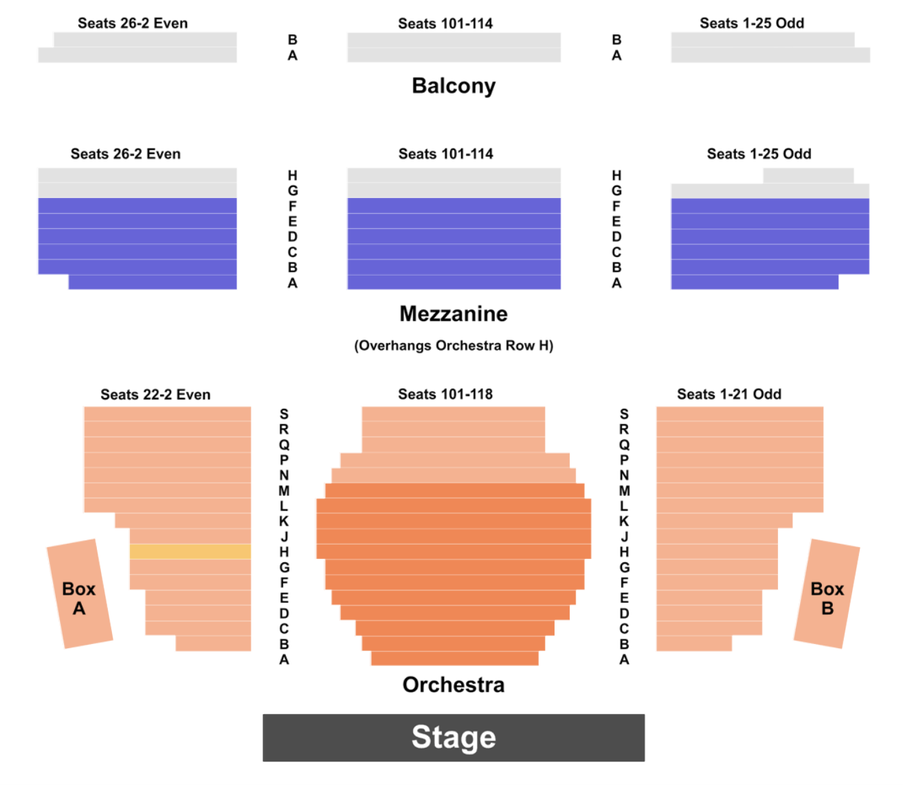 William Kerr Theater Seating Chart